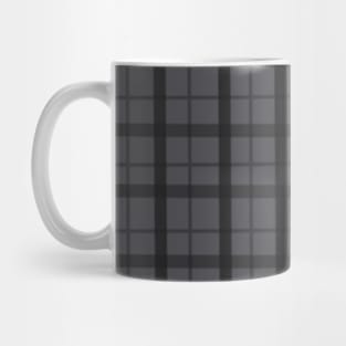 Black Check Mug